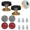 DFsucces Adjustable Threaded Bed Frame Anti-Shake Tool Support for Room Wall,Headboards Prevent Anti-Shake Fixer,Easy Install (30-112mm,2 Pcs)