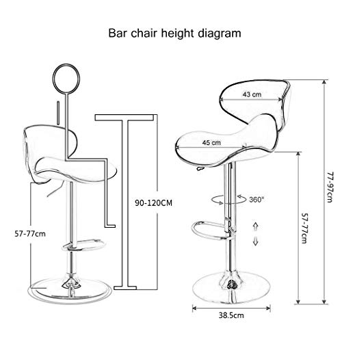 DINGZZ Solid Wood Bar Chair Household High Stool Reception Chair Simplicity Bar Nordic Barstool Backrest Stool Coffee Chair (Color : 3-pack)