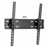 VonHaus TV Wall Bracket for 26-55" Screens, TV Bracket with Spirit Level, Flat to Wall Mount with Tilt, 45kg Capacity, Max VESA: 400x400mm