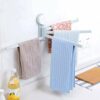 N/A Bathroom Towel Bar, Easy Install With Self-Adhesive, Drilling On Walls at Home Suction Cup Towel Rack (Color : 3-pack)