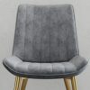 dining chair Office Reception Chairs Business Dining Chairs Set Kitchen Dining Chairs Set of 6 with Metal Legs PU Leather Seat and Backrests Kitc