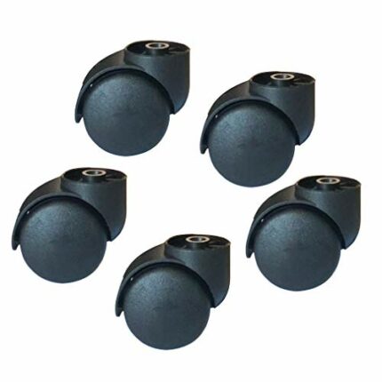 Stemless Mute Office Chair Wheel, 50mm Furniture Casters, Replacement Casters, Swivel Chair Caster, 8mm Hole Diameter, 360 Degree Swivel Casters,
