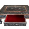 AA Shoppers 20"x15" Indian Bajot Low Table Coffee Table Wedding Puja Chowkie with Drawer Storage