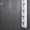 Croydex Arun Tall Pivoting Mirror Cabinet, Silver, 1200 mm