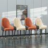 FATIVO Leather Dining Chairs Set of 2 : Faux Leather Upholstered Dining Chairs Elegant and Stylish Ergonomics Thick Seat High Back Large Chair fo
