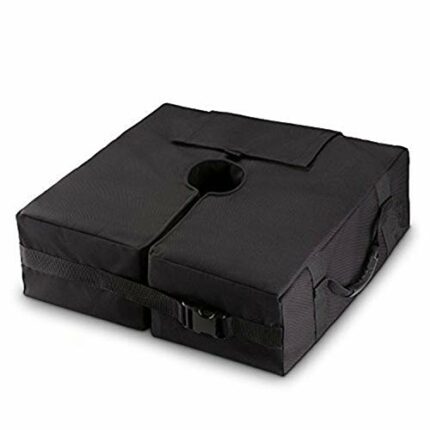 Detachable Patio Umbrella Base Weight Bag, 18" Square with Large Opening and 2 Handle for Offset, Cantilever or Standard Outdoor Patio Umbrella o