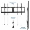 VIVO Ultra Heavy Duty TV Wall Mount for 43 to 90 inch Screens, Large Fixed Mount, Fits up to 800x400mm VESA, Black, MOUNT-VW090F