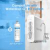 Waterdrop WD-G3-N1CF Filter, 6-Month Lifetime, Replacement for WD-G3-W Reverse Osmosis System
