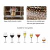Ceiling Wine Rack, Metal Iron Wine Rack, Creative Display Stand Multi-Function Storage Wine Rack, Glass Wine Holder, European Household Goblet Ho