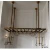 Stylish Simplicity Down Ceiling Wine Rack Stylish Simplicity Industrial Retro Stainless Steel Stylish Simplicity Home Goblet Holder Simple Displa