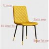 dining chair Kitchen Dining Chairs Set Office Business Chairs, Dining Chair 4 Pcs Chairs Fashion Modern Dining Chair PU Leather Soft Pad Cushion