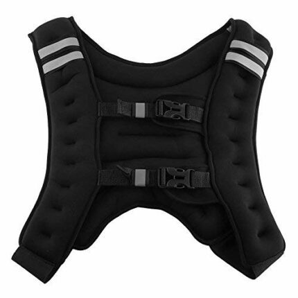 Weight Vest 10kg Training Vest with Weights Running Vest Weight Adjustable Gravity Fitness Weights Vest Black Strength Training Weight Carrying E
