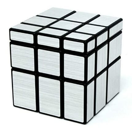 QiYi MIR-33-QY-PR Cubo de Rubik Mirror 3x3 Plata, Gold, One Size