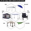 ABCCANOPY 4 Pack Gazebo Weight Bags Industrial Grade Heavy Duty Double-Stitched Sandbags,Leg Weights for Pop Up Gazebo ,Patio Umbrella, Outdoor F