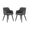 A&B Home 31 in Set of 2 Wooden Classy Armless Dining Chair, Beige