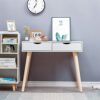 Hbao Household Wood Computer Desk Writing Table Study Desk Bedside Table Dressing Office Home Bedroom Furniture