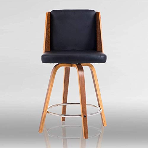 SDFGH Counter Stool with Back, Perfect for Pub and Kitchen Island Bar Stools