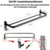 Towel Rail self adhesive,Bathroom towel holder Kitchen Dish Cloths Hanger SUS304 Stainless Steel Towel Rack