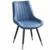 dining chair Kitchen Dining Room Furniture Chairs Dining Chairs PU Leather Chairs With Black Metal Legs Seat And Backrests Kitchen Living Room Lo