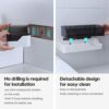 XMING Toilet Storage Rack Wall-mounted Non-perforated Bathroom Washroom Toilet Washstand Wall Corner Storage Rack