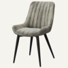 dining chair Kitchen Dining Room Furniture Chairs Dining Chairs Water Proof Leather Side Chair With Black Metal Legs Living Room Bedroom Kitchen