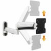 RICOO Monitor Mount Tilt Swivel approx 15-33 Inch for LED LCD Flatscreens S2711 Wall Bracket Arm Gas Spring Universal for VESA 75x75 100x100