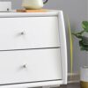 SDFGH All Solid Wood Bedside Table Simple Nordic Style Bedroom Locker ，Mini Small Multifunctional Bedside Cabinet Simple