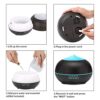 Aroma Essential Oil Diffuser Humidifier: 400ml Aromatherapy Air Diffusers for Home Cool Mist Vaporizer Timer for Large Room Ultrasonic Scented Hu