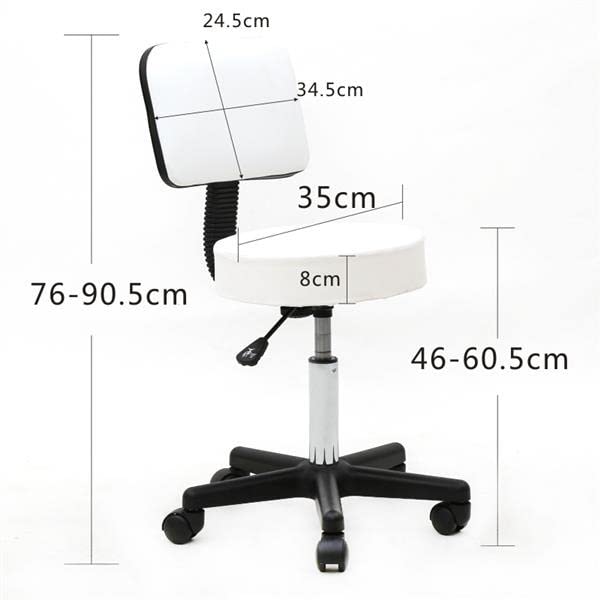 WALNUT Bar Stool Hair Chair Swivel Chair Adjustable Lift Stool Swivel Stool Spa Tattoo Massage Salon Furniture