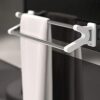 Bathroom, Stainless Steel Double Pole Towel Holder, Wall Mounted Towel Rack, Durable Bathroom Towel Rail Bar Modern Minimalist Creative Towel Rac