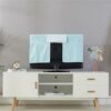 Qvo 32-80 Inches Universal TV Cover, Painting Pattern Television Cover Cloth Art Wall-Mounted Dustproof TV Screen Protector, Indoor Bedroom Livin