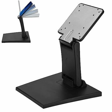 Monitor Bracket Stand, Adjustable LED LCD Monitor Stand 10-24 inch Flat TV Screen Folding Metal Monitor Desk Mount Supports VESA Compatible 75x75
