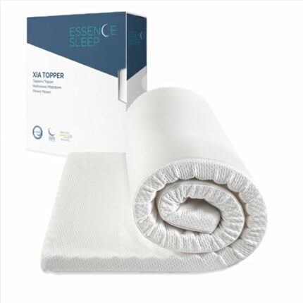 XIA Comfort Foam Mattress Topper - Highly Breathable and Durable - 140 x 200 x 5 cm