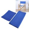 Zerodis 1 Set Director Chair Covers Canvas Replacement Seat Cloth Home Supplies Protector Cover Durable Furniture Accessories(Black)
