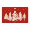 YZCZ Ewww, People Christmas Grinch Floor Rug Indoor/Front Door Mats Home Decor Machine Washable Rubber Non Slip Backing 29.5"(W) X 17.7"(L)
