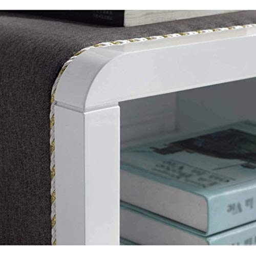 LUKEO Bedside Table, Bedside Furniture Accent End Table Chest for Home, Bedroom Accessories