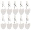 XCWTBL Tablecloth Weights Set of 10 Natural Stone Tablecloth Weights With Clip For Garden, Picnics, Party, Kitchen And Restaurant