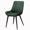dining chair Kitchen Dining Room Furniture Chairs Dining Chairs Water Proof Leather Side Chair With Black Metal Legs Living Room Bedroom Kitchen