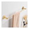 HIGOH Towel Racks, Towel Rail for Bathroom,Single Towel Bar,Brass Towel Holder Rack,Toilet Wall Mounted Hand Towel Holder Hanging Holder,Decorati