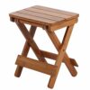 Smooth Edge Compact Folding Stool, Foldable Bamboo Folding Stool, Balcony Bedroom For Using In Your Living Room, Bathroom Bedroom, Garden, Study