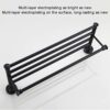 HIGOH Towel Racks,Bathroom Towel Rack Wall Mounted Towel Holder,Bronze Towel Bar Bath Towel Rack,Orb Rack,Bathroom European Retro Hardware