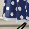 xigua Polka Dot Round Tablecloth with Zipper Umbrella Hole, Waterproof Spillproof Polyester Fabric Table Cover for Outdoor Patio Garden Dining Pa