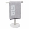 NearMoon T-Shape Hand Towel Holder-Bathroom Towel Rack-Stand with Balanced Base Towel Bar for Bathroom Kitchen Vanity Countertop, Modern Stand To