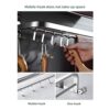 HIGOH Towel Racks,Bathroom Towel Rack Wall Mounted Towel Holder,Towel Rack,Wall-Mounted Bathroom Towel Organizer Storage Rack Hanger Shelf,Towels