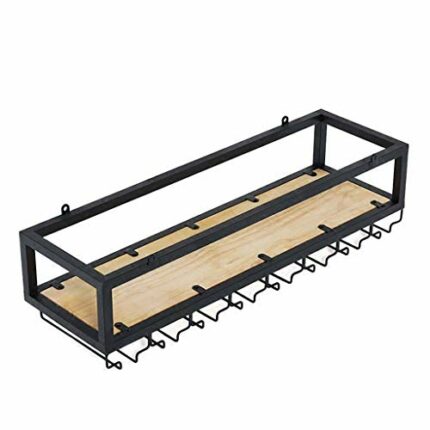 Stylish Simplicity Industrial Retro Wine Glass Stylish Simplicity Rack Creative Display Storage Household Goblet Rack Adjustable Bar Floating Win