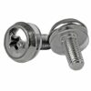 StarTech.com M6 Screws and Cage Nuts - 50 Pack - M6 Mounting Screws and Cage Nuts for Server Rack and Cabinet - Silver (CABSCREWM62)
