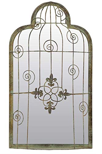 MirrorOutlet 2Ft4 X 1Ft4 70 X 40cm Large Shabby Chic In Or Outdoor Garden Big Wall Mirror,GM007