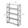 Yamazaki Shoe Rack, Alloy Steel, Black, One Size