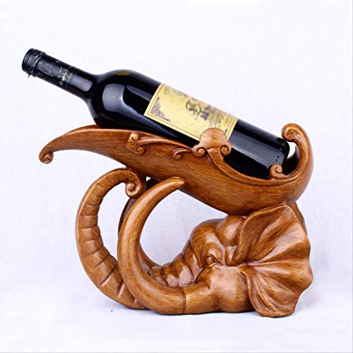 CZDYUF Wine Rack - Decoration Elephant Wine Rack Decoration Craft Gift(30cm *20cm*11cm )