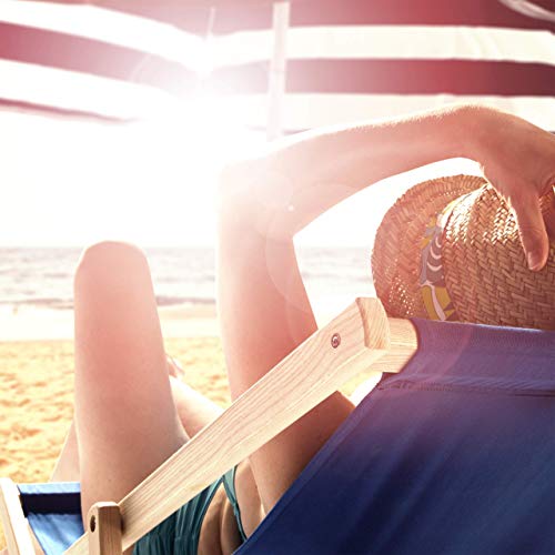 Relaxdays Parasol Ground Anchor, Screw-In Holder with Grips, Umbrella Spiked Stand, 19-32 mm, Camping, Beach, Black/Red